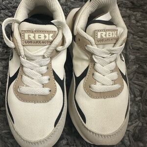 RBX Cream and Tan Athletic Shoes